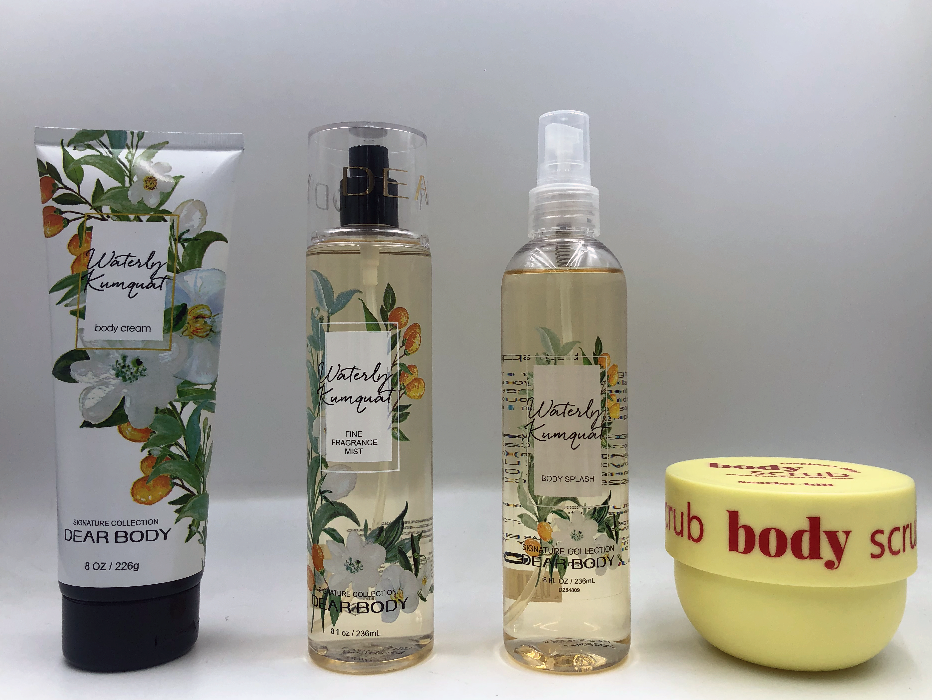 Bath and Body -- wash, lotion, scrubs